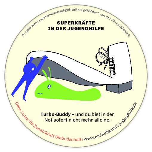 Aufkleber-Set Superkräfte für Pflegekinder